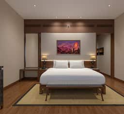 Deluxe King Bed Himalayan View